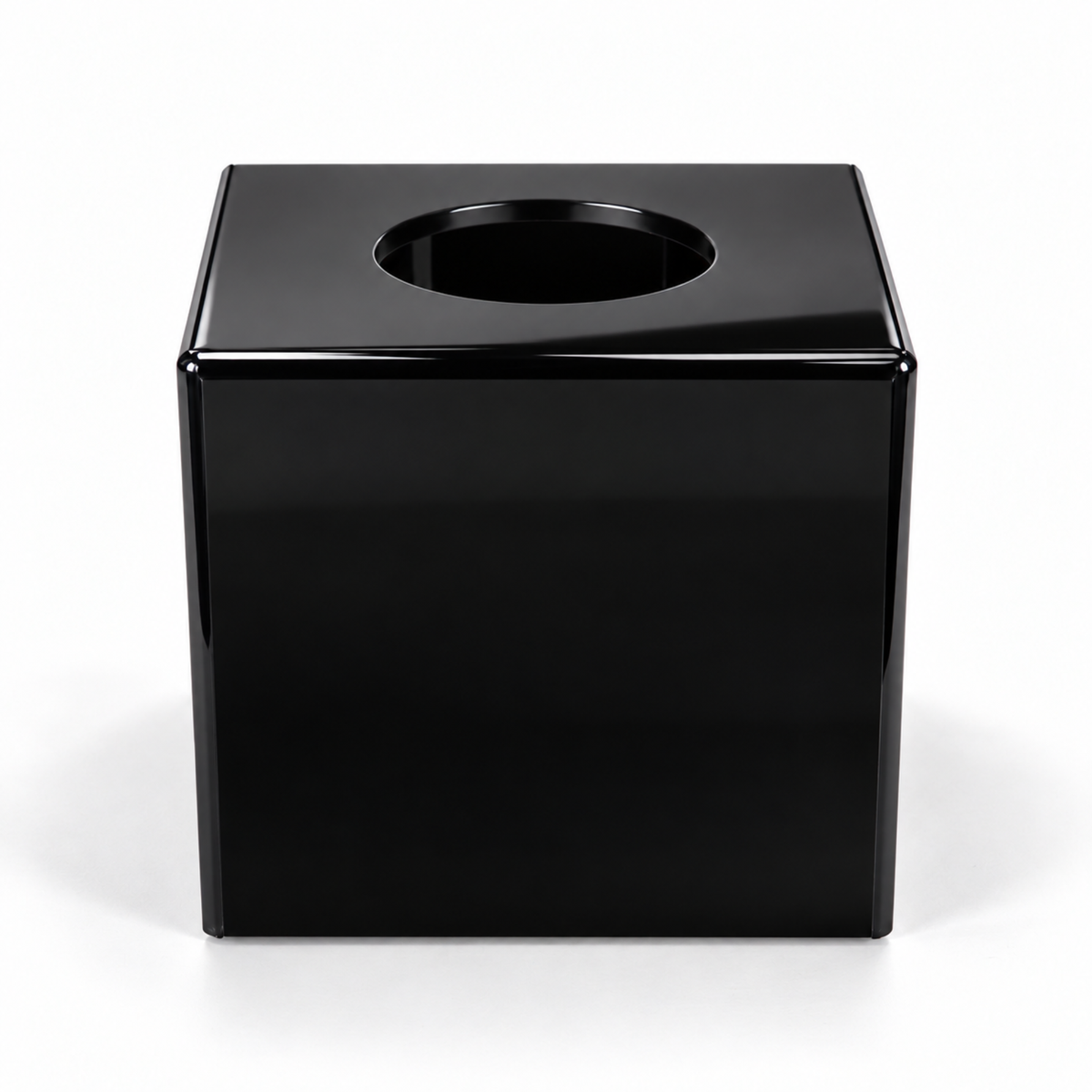 Acrylic tissue box dimensions 140mm x 140mm x 140mm