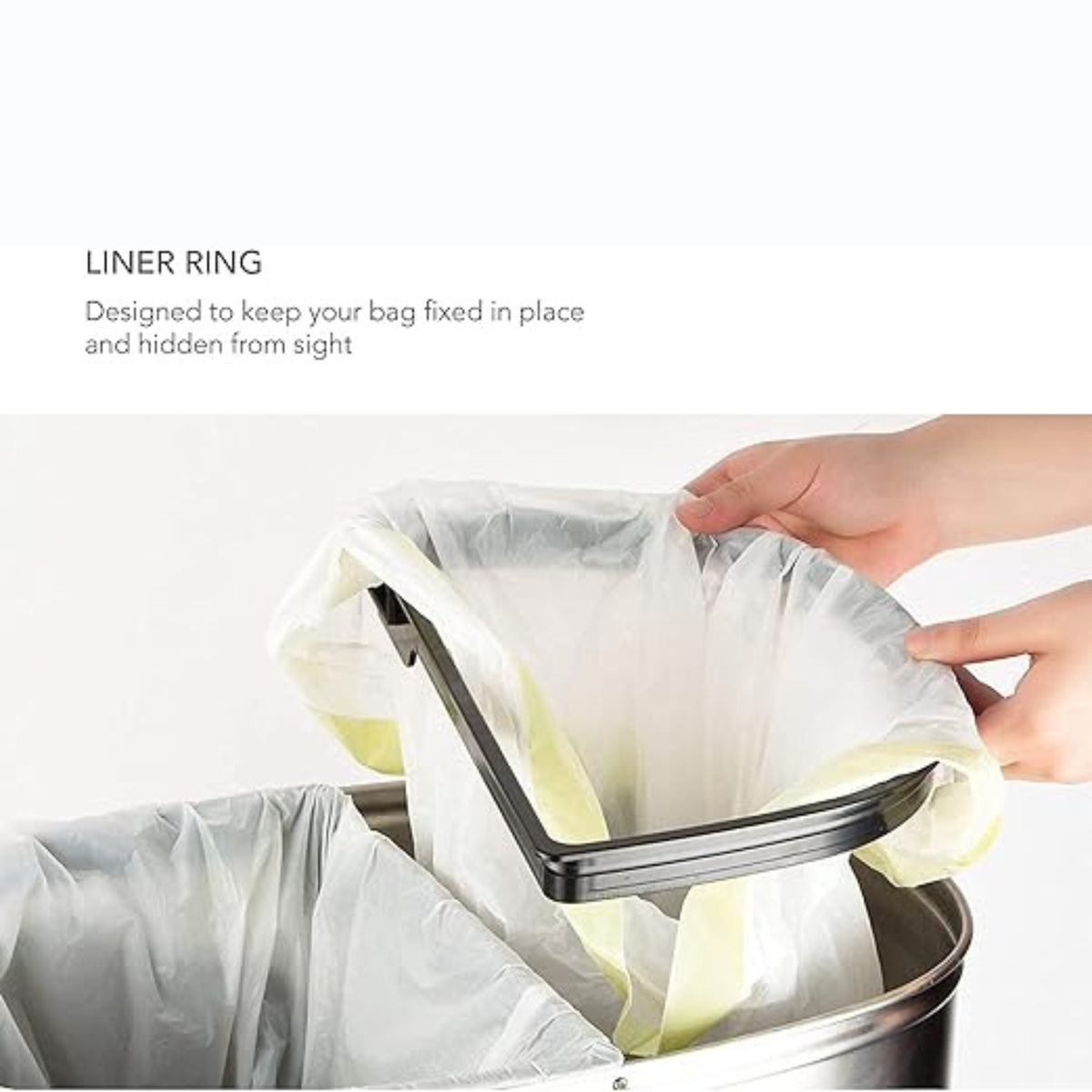 S/S Automatic Recycle Compartment Bin 50L