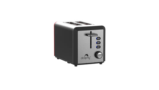 Dolphy Stainless Steel 2 Slice Electric Toaster