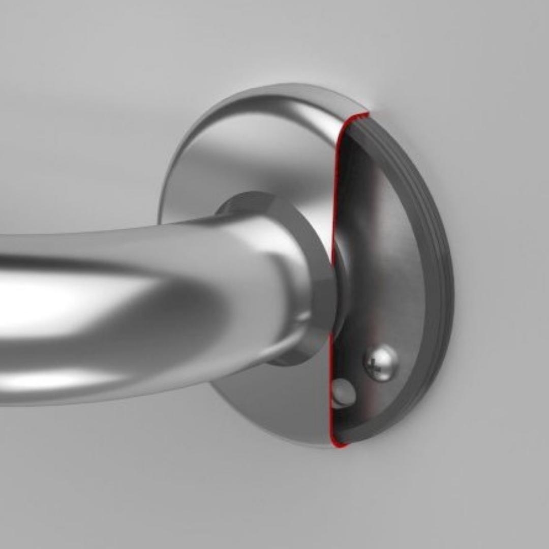 Wall Mount safety Grab Rail - Silver