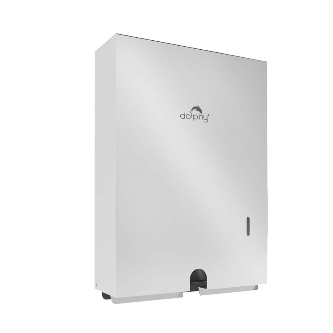 Silver Slimline Paper Towel Dispenser
