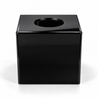Acrylic tissue box dimensions 140mm x 140mm x 140mm