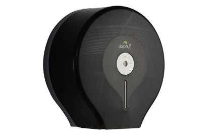 CLASSIC Jumbo Toilet Paper Roll Dispenser - Transparent Grey