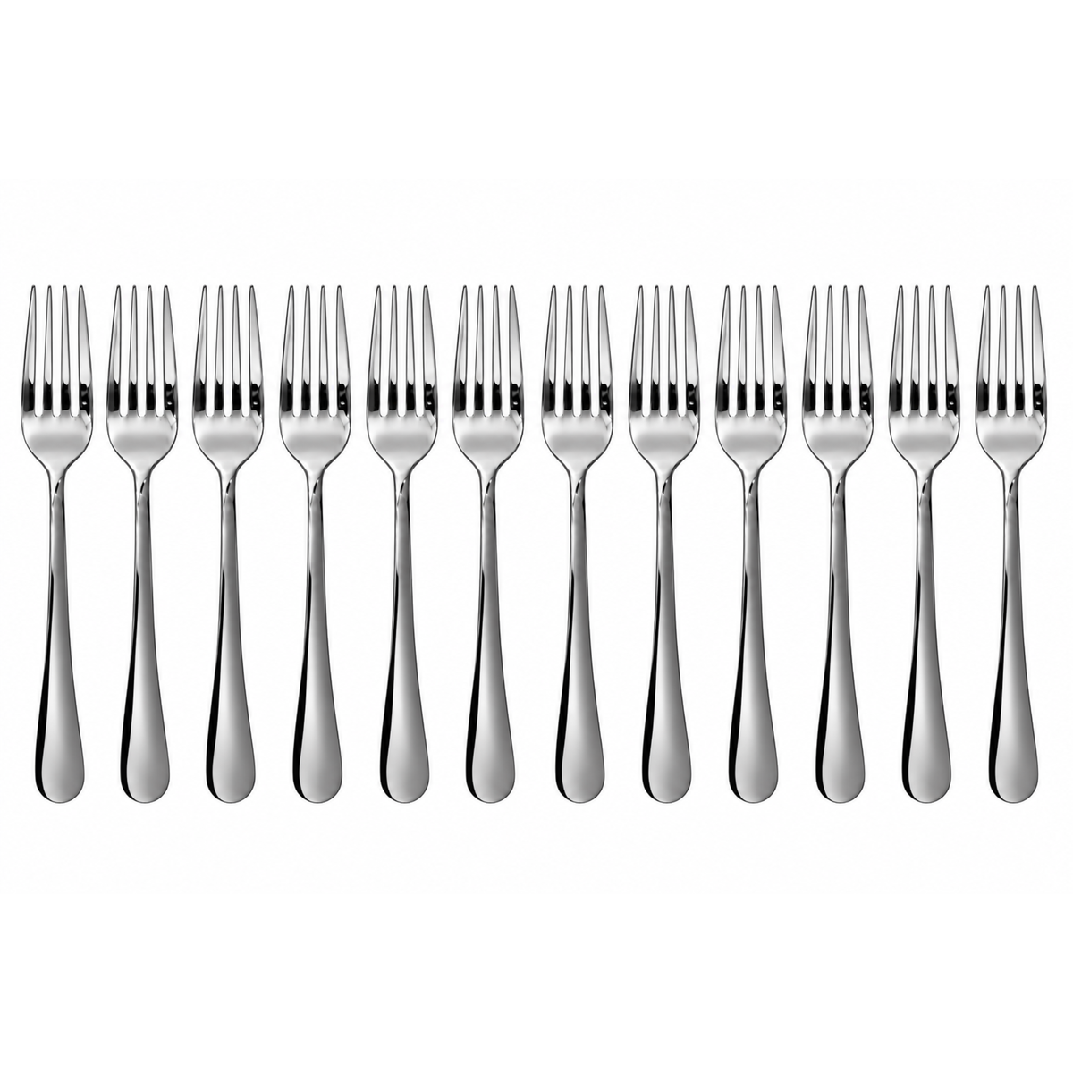Dolphy Augusta Stainless Steel Table Fork 206mm – 18/0 Grade (Pack of 12)