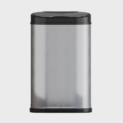 S/S Automatic Recycle Compartment Bin 50L