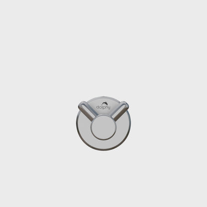 Double Robe Hook -   Concealed Fix Brushed Finish