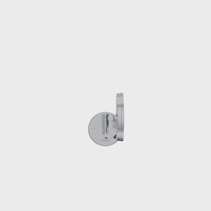 5X LED Wall Mount Magnifying Mirror - Chrome