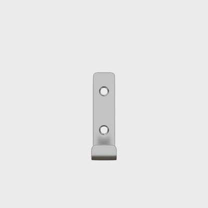 Satin SS Coat Hook Screw Fix 44mm Depth