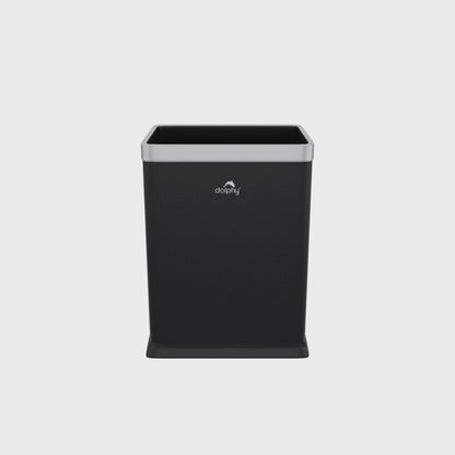 10 L Black Stainless Steel Dustbin