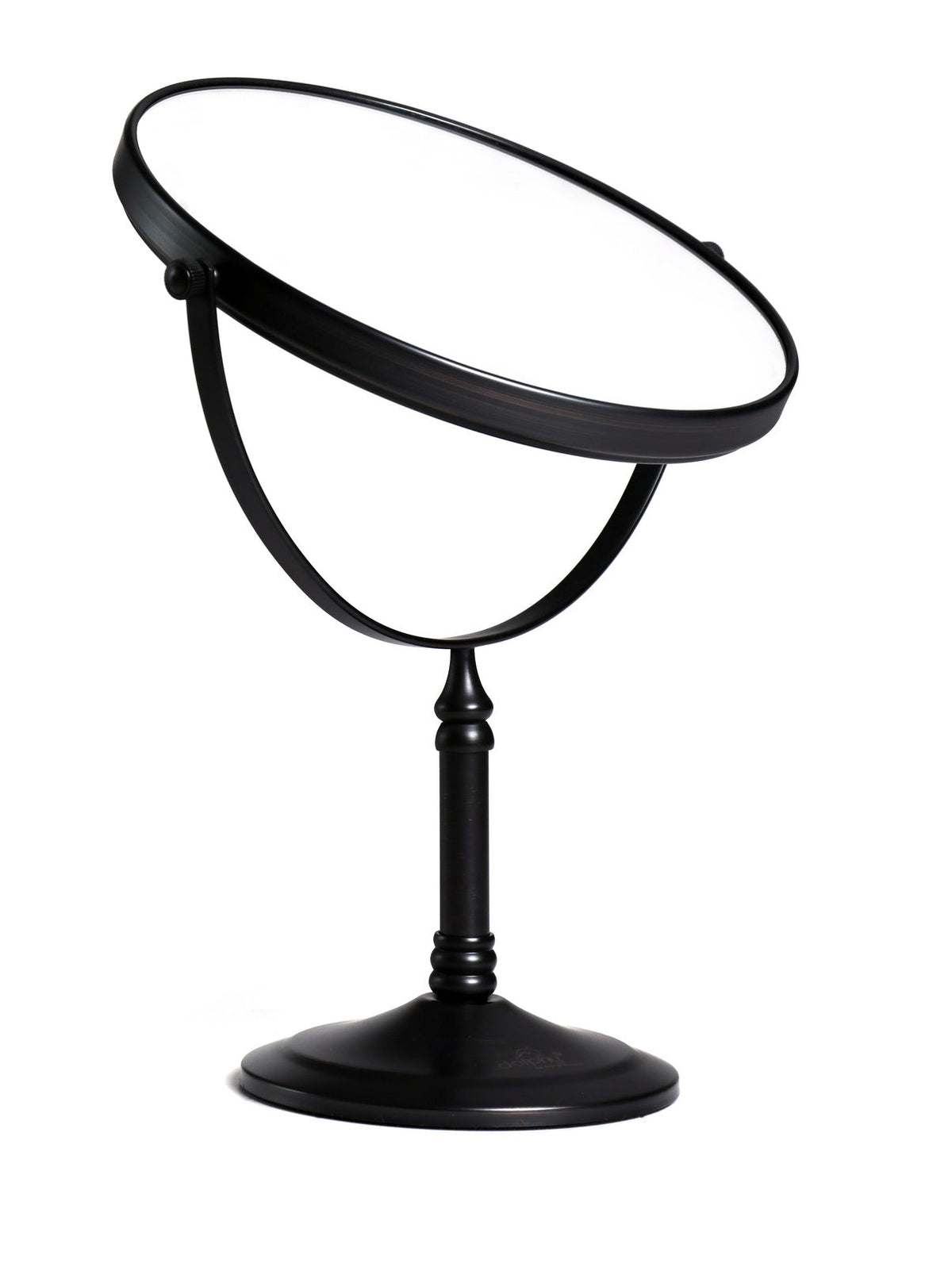 5X & 1X Tabletop Magnifying Mirror - Matte Black