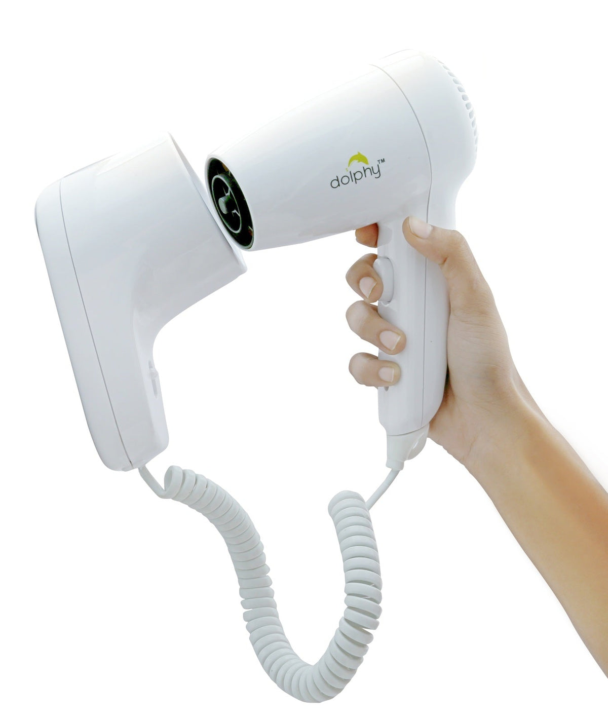 Wall Mount Hair Dryer 1220-1400W - White